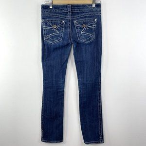 Silver Jeans Mckenzie Slim Bootcut Low Rise Denim Blue Jeans Size 27 x 31